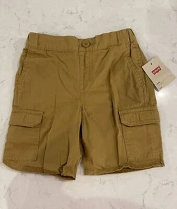 LEVI'S Boys Solid Six Pocket Flat Front Cargo Shorts *Choose Size/Color* NWT - Picture 1 of 12