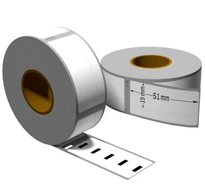 2x Label kompat. zu Dymo 11355 19 x 51 mm 500 Label Etiketten pro Rolle