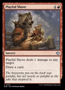 Playful Shove (145) Bloomburrow BLB MTG Magic - Foto 1 di 1