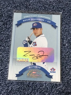 2002 Donruss Classics Significant Signatures /500 Reed Johnson Rookie Auto RC - Image 1 of 3