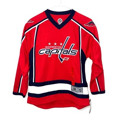 NHL Washington Capitals New Youth Jersey - M 10/12 - Image 1 of 4