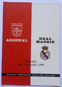 Arsenal v Real Madrid Friendly 13th September 1962 - Picture 1 of 2