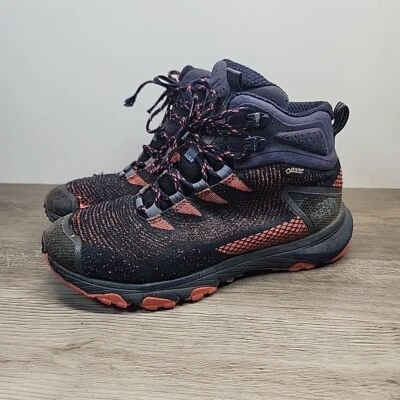 Womens The North Face Size 7 Ultra Fastpack III Blue/pink Hiking Boots - Image 1 of 4