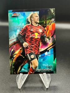 2024 Topps Finest MLS Emil Forsberg #70 Aqua Refractor /75 Common - Picture 1 of 2