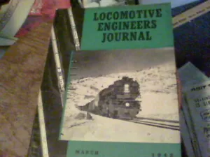 Locomotive Engineers Journal March 1941 great old pics Rails assist Armed Forces - Picture 1 of 9