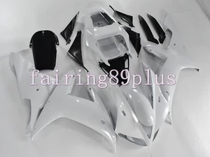 Pearl White ABS Injection Fairing Kit Fit for Yamaha 2002 2003 YZF R1 - Picture 1 of 6
