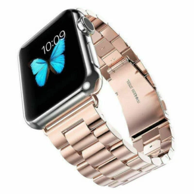 Correa de metal para Apple Watch Series 8 7 6 5 432 38-49 correa iWatch de acero inoxidable Foto 1 de 4