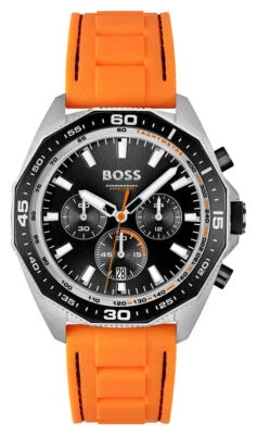 RELOJ HUGO BOSS ENERGY CHRONO PARA HOMBRE HB1513970 ESFERA NEGRA - GARANTÍA - PRECIO DE VENTA SUGERIDO POR EL FABRICANTE 379,00 Foto 1 de 2