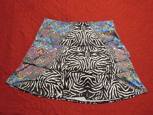LUCKY IN LOVE Women's (Multicolored) Tennis Skirt/Skort-Size Medium (8-10)