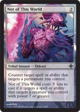 1x NM-Mint, English Regular Not of This World Rise of the Eldrazi