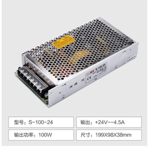 1PCS Meanwell S-100-24 V4.5A100W AC to DC switching power supply - Image 1 of 1