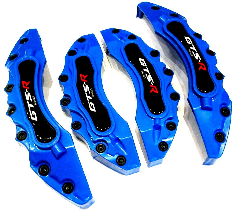 4 PCS BLUE Brake Caliper Covers Set Tucson Kona Sonata i20 i30 IX GT KIT Set - Image 1 of 4