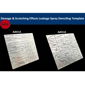 Alexen AJ0113/AJ0114 Beschädigung Kratzerffekte Leckage Spray Schablonenschablone - Bild 1 von 7