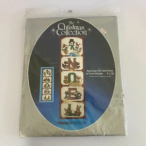 Portatarjetas panel de pared de fieltro con apliques Noel The Christmas Collection #6164 - Imagen 1 de 3