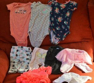 BABY GIRL CLOTHING 9M CARTERS PANTS SUITES HAT SWIMMING SUIT - Bild 1 von 8