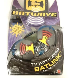 BATWAVE BATMAN COLLECTIBLE TV ACTIVATED BATLINK COMMUNICATOR NEW SEALED - Photo 1/7