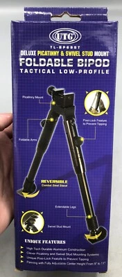 UTG Deluxe Picatinny & Swivel Stud Mount Foldable Bipod TL-BP69ST