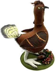 Annalee Turkey Partridge Multicolored w Tags 2023 8 inches Autumn Bird - Picture 1 of 9