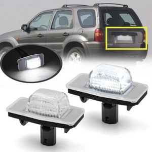2x Lámpara de etiqueta de placa de licencia LED para 01-07 Ford Escape 05-07 Mercury Mariner - Imagen 1 de 9