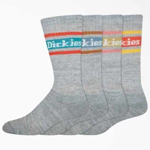 Dickies Gray Crew Socks - 4 Pack - Picture 1 of 1