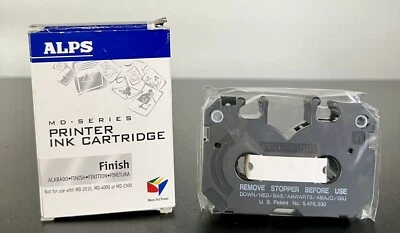 ONLY ONE (1) New Alps Finish Cartridge #106054-00,Printer MD Series, Made Japan - Image 1 of 3