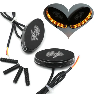 Ninja LED Signal Mirror Block Off Plate For Kawasaki ZX6R / ZX6RR / 636 08 Black — 第 1/4 张图片