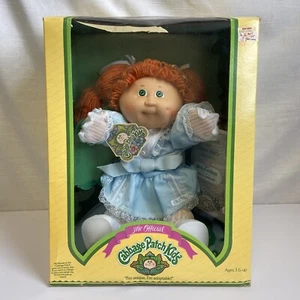 VTG RARE 1984 Coleco Cabbage Patch Kids- Erma Shirley Red Hair/Green Eyes *Read - Picture 1 of 13