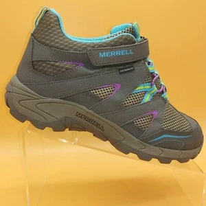 Merrell Hilltop Cierre Rápido Gris Cuero Impermeable Botas de Senderismo Niñas 6M EUR 37 - Imagen 1 de 8