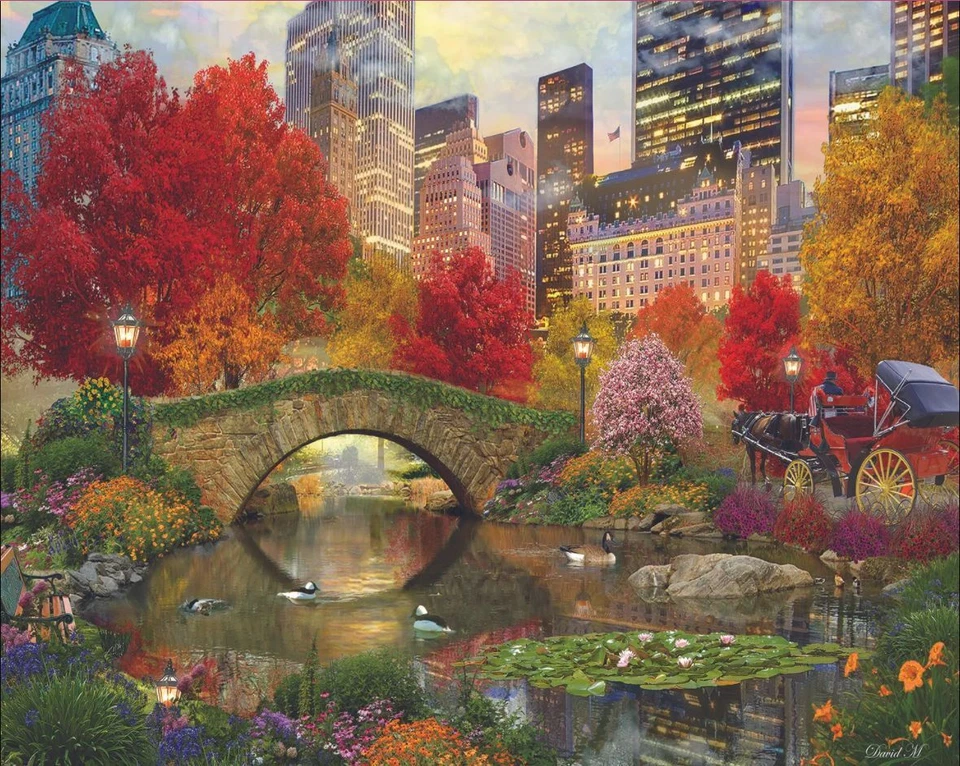 Springbok Central Park Paradise 1500 Piece Jigsaw Puzzle - Image 1 of 1