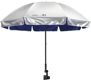 Beach Chair Umbrella with Universal Adjustable Clamp, UV Protection Sunshade Umb - Picture 1 of 7