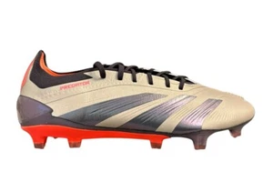 adidas Predator Elite FG Soccer Cleats Mens Size 8.5 IF8868 Platinum Metallic - Picture 1 of 8