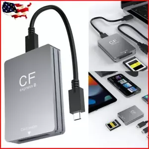 CFexpress Typ B Kartenleser USB 3.2 10Gbps mit USB C auf USB C/A Kabel für SLR - Bild 1 von 11