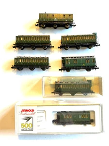 Spur N 7er Set Arnold N 65-01 "500 Jahre Post" + Abteilwagen - Bild 1 von 1