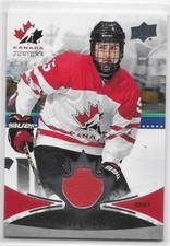 16/17 UPPER DECK TEAM CANADA JUNIORS BASE GAME JERSEY Noah Gregor #142