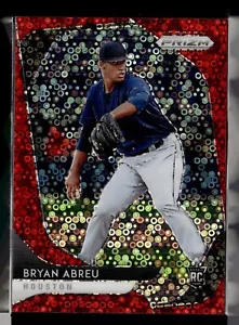 2020 PRIZM RED DONUTS /99 ROOKIE BRYAN ABREU ASTROS - Picture 1 of 1