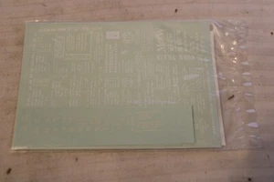 HO Scale Walthers, Great Northern Hopper Car Decal Set, #52-33 White - Picture 1 of 3
