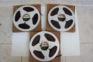 Menge 3 Scotch 1/2" 3600ft Metall Rolle-zu-Spule Magnetbänder - Bild 1 von 9