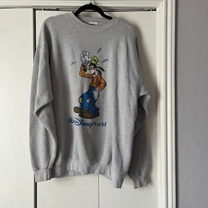 Mickey Inc Disney World Goofy Sweatshirt Vintage Cartoon Graphic XXL - Picture 1 of 5