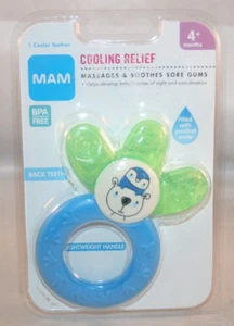 MAM Cooler Teether 4+ Months BPA Free Back Teeth Teether - NIP - Picture 1 of 2