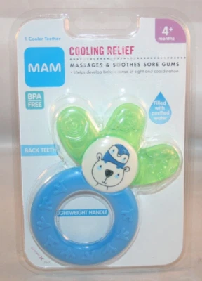 MAM Cooler Teether 4+ Months BPA Free Back Teeth Teether - NIP - Image 1 of 2
