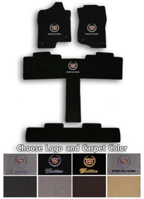 Alfombrillas clásicas de 4 piezas para Cadillac Escalade - Elige color y logotipo Foto 1 de 4