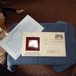 Estate Find FDC w/Gold Replica AMERICAN ARCHITECTURE, ILLINOIS INST OF TECH '82 - Picture 1 of 5