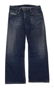 VINTAGE 2005 Diesel Mens Bootcut Straight Leg Denim Jeans Italy Dark Navy 31/29 - Picture 1 of 3