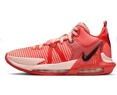 Size 10 - Nike LeBron Witness VII 7 Bright Crimson Basketball Sneakers  - Image 1 of 4