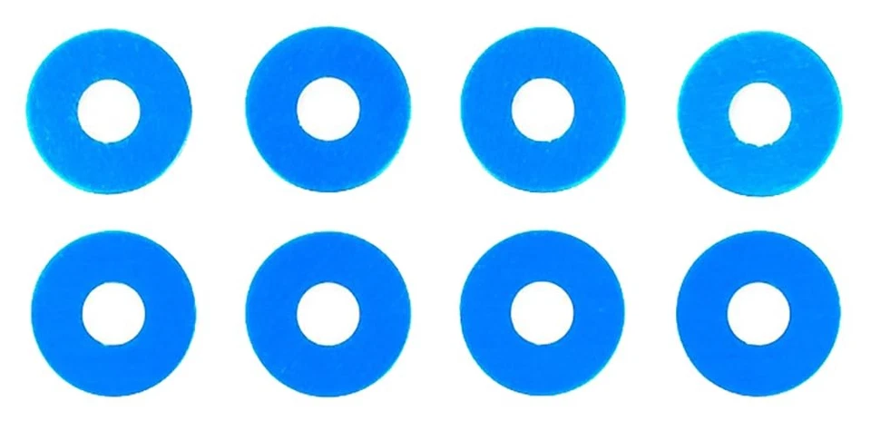 Tamiya Hop Up Options No.646 OP.646 Wheel Spacer Set Blue 53646 - Image 1 of 1
