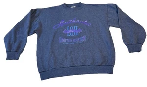 Authentic Collection IOU Sweatshirt Mens Medium Purple Limited Edition 1992 EUC - Picture 1 of 12