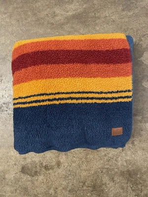 PENDLETON King Size Blanket Grand Canyon National Parks Soft Sherpa Fleece - Image 1 of 3