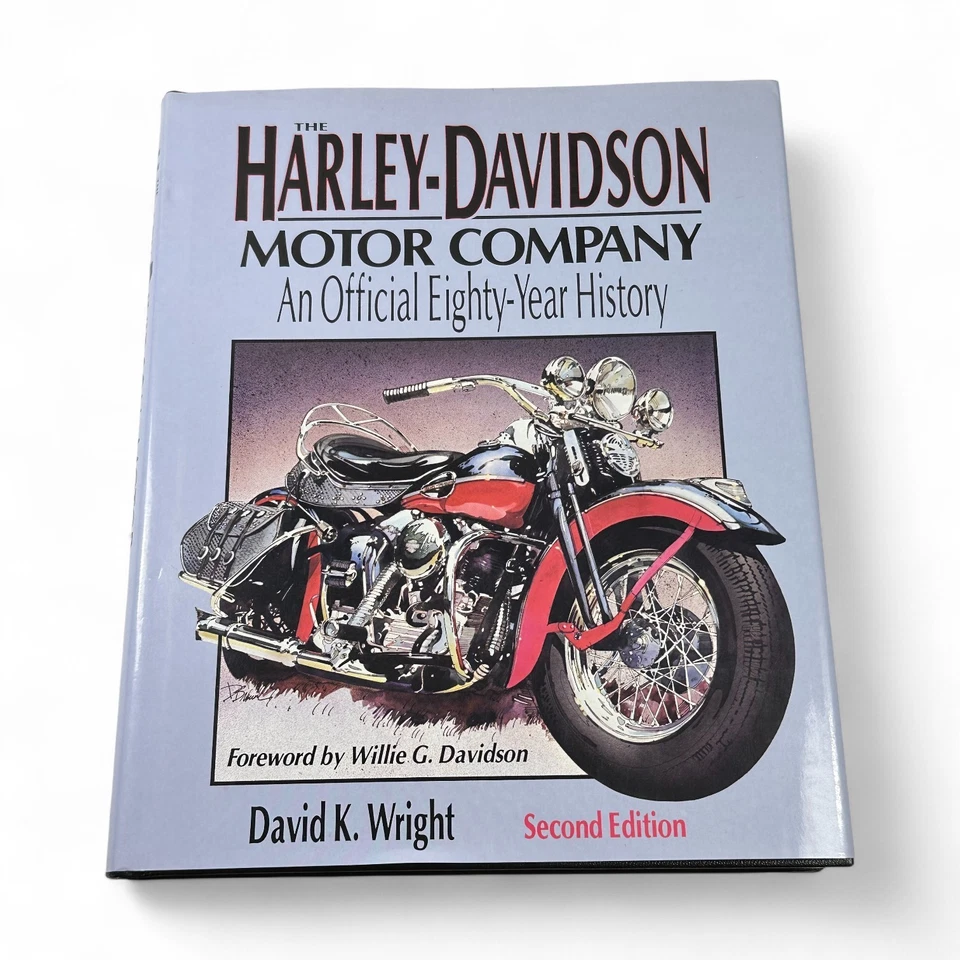 Harley Davidson Motor Company 80 Year History 2nd Ed Hardcover Book - Image 1 of 3
