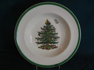 Spode Christmas Tree Made in England Large 9" Diameter Rim Soup Bowl(s) - Picture 1 of 3