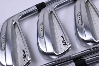 Titleist T100 2021 Irons / 4-PW / X-Flex AMT Tour White X100 Shafts - Image 1 of 4